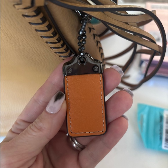 COACH 1941 Whiplash Pebble Leather Whipstich & Fringew/Rivets Saddle - Picture 9 of 13